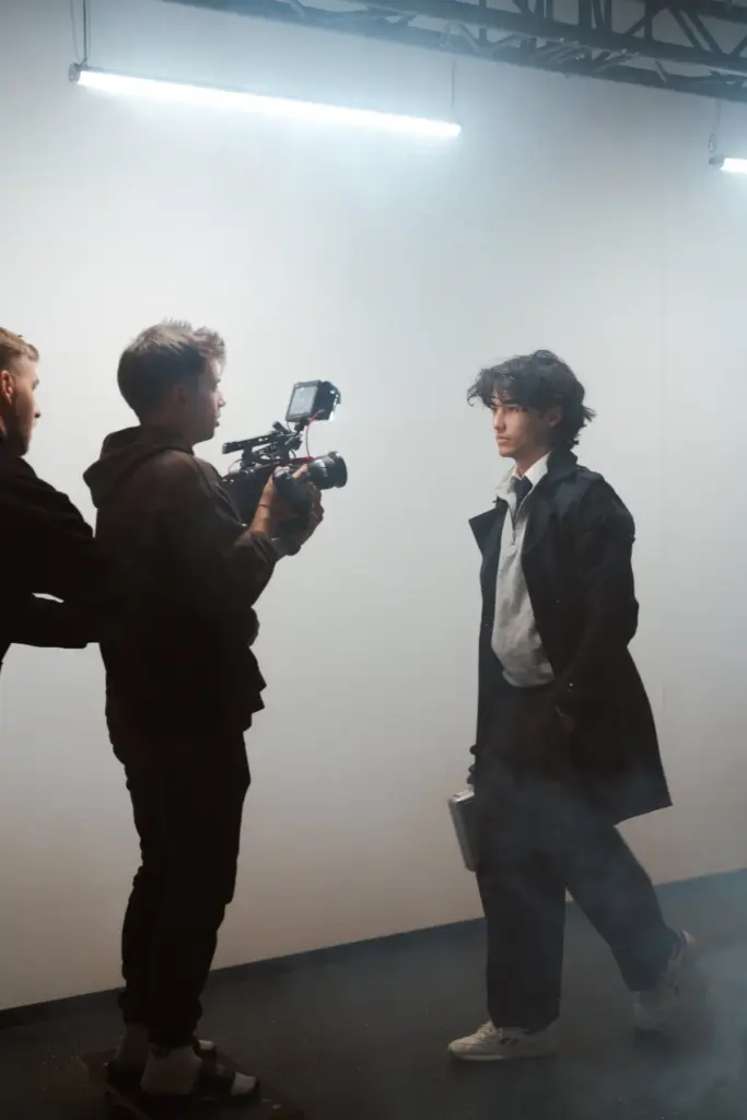 Kamerateam von Tim Seidl-PRODUCTIONS beim Dreh im Studio